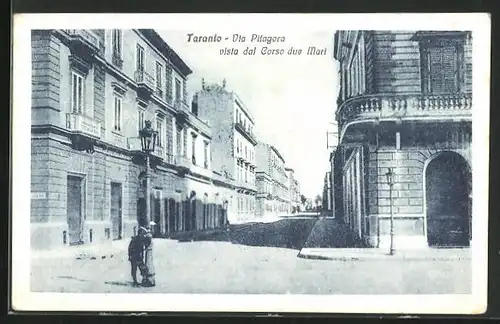 AK Taranto, Via Pitagora vista dal Corso due Mari