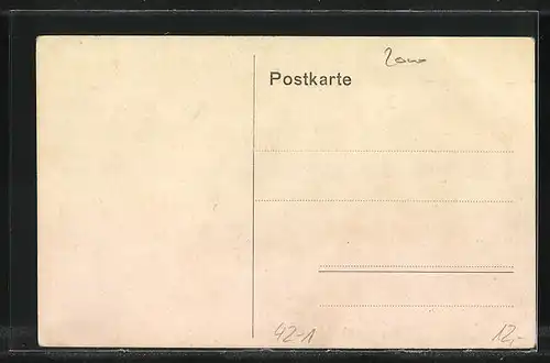 Künstler-AK Hamburg, Grosse Wohnungsnot während des Hamburger Bundesschiessen 1909, Nachtlogis für Fremde