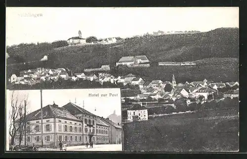 AK Stühlingen, Hotel zur Post, Totalansicht