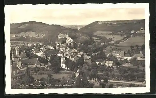 AK Schleiden, Panorama aus der Vogelschau