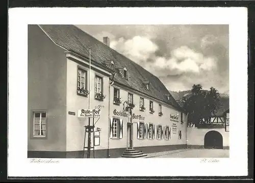 AK Walporzheim a. d. Ahr, Totalansicht Gasthaus St. Peter