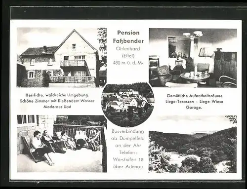 AK Ohlenhard /Eifel, Hotel-Pension Fassbender