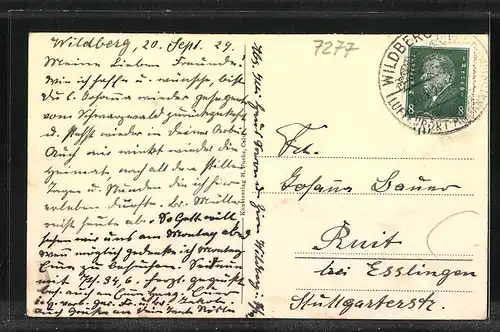 AK Wildberg, Hotel Haus Saron, Hotel Haus Zion