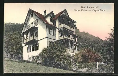 AK Bad Liebenzell, Hotel Haus Erika, Jugendhaus