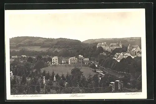 AK Schleiden, Panorama mit Kirche