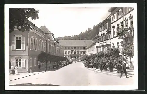 AK Bad Teinach /Schwarzwald, Bad-Hotel und Hotel Hirsch