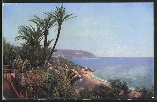 Künstler-AK Photochromie Nr. 2640: Riviera di Ponente, Bordighera