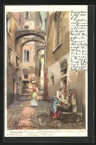 Lithographie Sanremo, Via Costiglioli