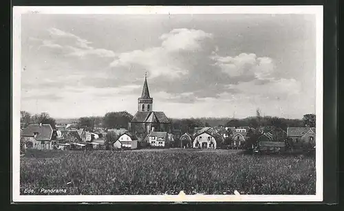 AK Ede, Panorama mit Kirche