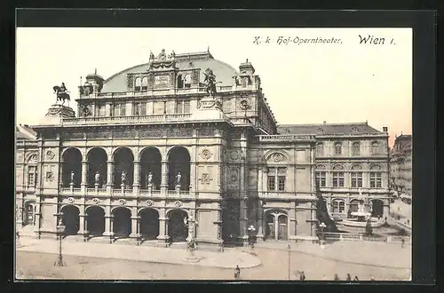 AK Wien, K. k. Hof-Operntheater