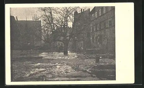 AK Nürnberg, Hochwasserfluten in den Strassen der Stadt