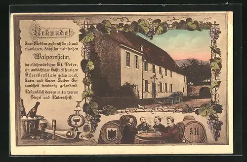 AK Walporzheim, Gasthaus St. Peter