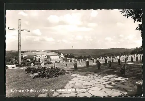AK Heimbach /Eifel, Heldenfriedhof Mariawald
