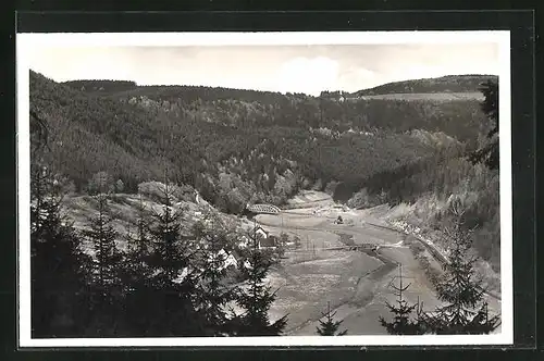 AK Kohlerstal b. Bad Teinach, Ortsansicht aus der Vogelschau