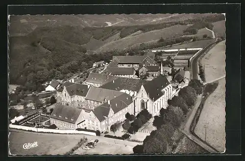 AK Heimbach /Eifel, Fliegeraufnahme der Abtei Mariawald