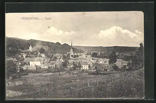 AK Hellenthal, Totalansicht mit Kirche