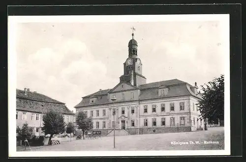 AK Königsee Th. W., Totalansicht des Rathauses