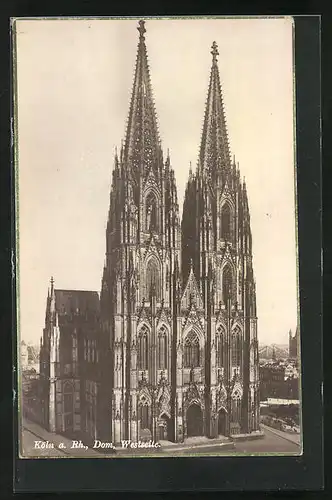 AK Köln, Dom, Westseite