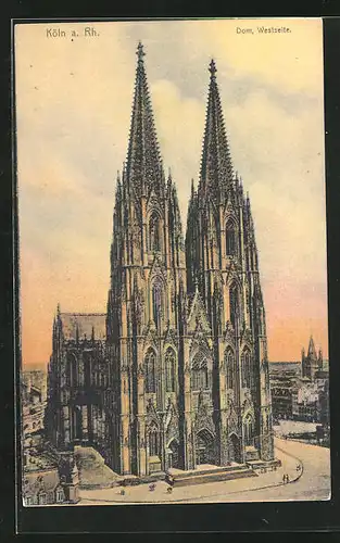 AK Köln, Dom gegen Turm