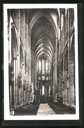 AK Köln, Dom, Innenansicht