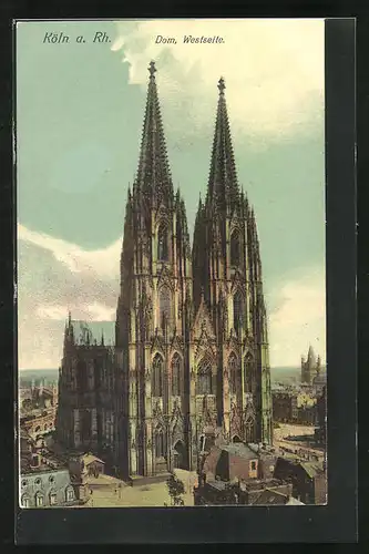 AK Köln, Dom gegen Turm