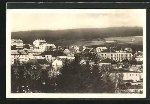 AK Hlinsko v Cechách, Ortsansicht aus der Vogelschau