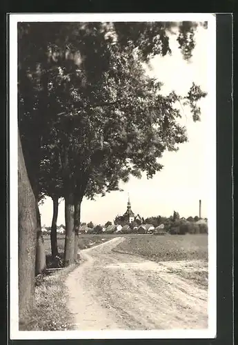 AK Dasice, Blick zur Kirche