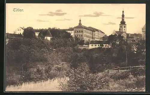 AK Tabor, Blick zur Kirche