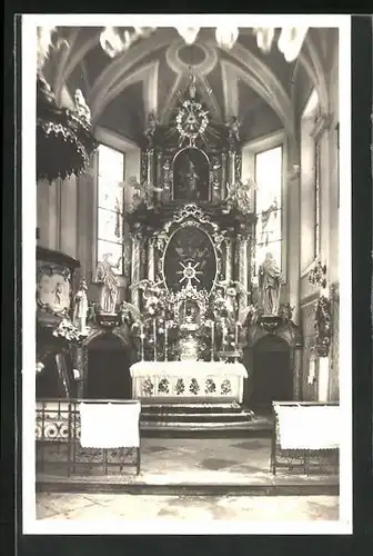 AK Chýnov, Inneres der Kirche