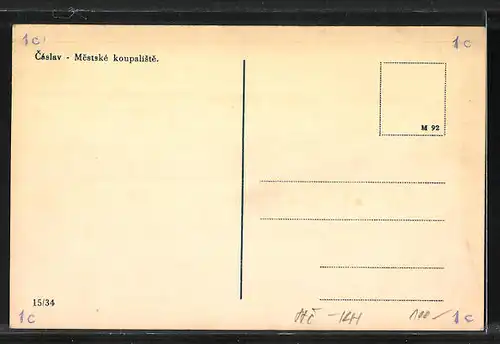 AK Tschaslau / Caslav, Mestské koupaliste