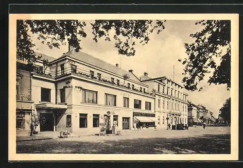 AK Tschaslau / Caslav, Grand hotel, Okresní dum.