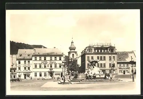 AK Tetschen-Bodenbach / Decin, Námestí J. V. Stalina