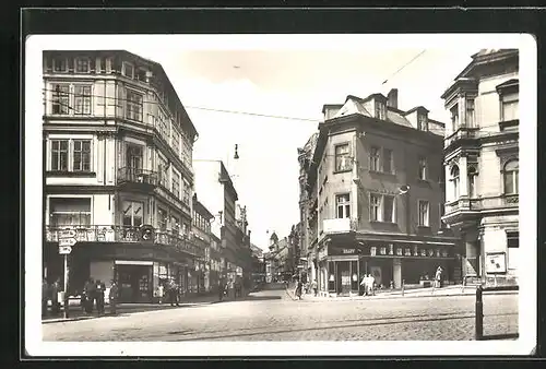 AK Teplitz Schönau / Teplice, Krupská ulice