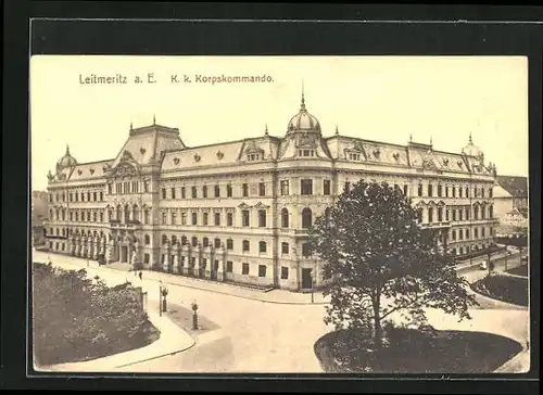 AK Leitmeritz / Litomerice, K. k. Korpskommando