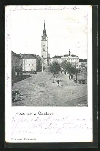 AK Tschaslau / Caslav, Námestí