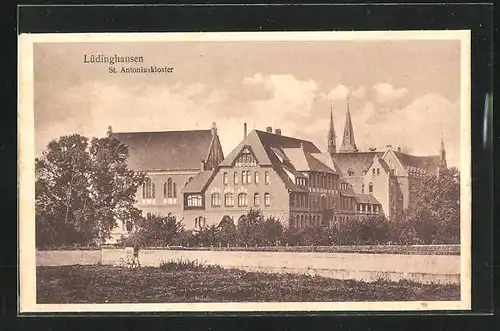 AK Lüdinghausen, AUsblick zum St. Antoniuskloster