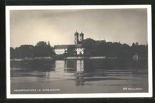 AK Friedrichshafen a. B., Blick zum alten Schloss