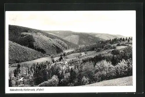 AK Udenbreth-Hollerath / Eifel, Panoramablick vom Berg