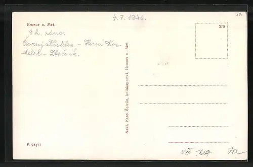 AK Hronov n. Met., Celkový pohled