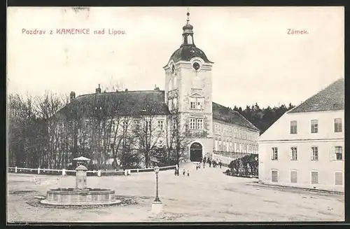 AK Kamenice nad Lipou, Zámek