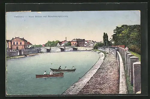 AK Prerau, Neue Brücke und Betschwaregulierung