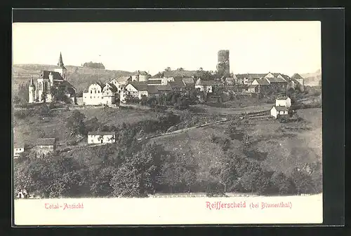 AK Reifferscheid, Totalansicht mit Blick zum Turm