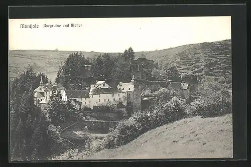 AK Montjoie, Burgruine und Kloster