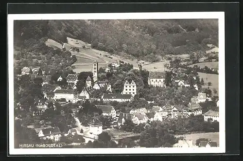 AK Hirsau, Ortstotale mit der Kirche im Nagoldtal