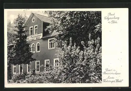 AK Bad Elgersburg i. Thür., Gasthaus zum Thüringer Wald