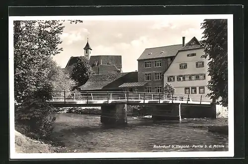 AK Rohrdorf, Flussbrücke an der Mühle