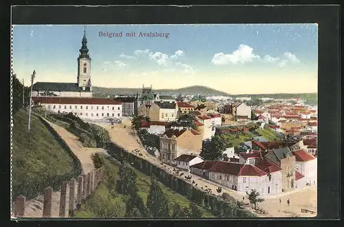 AK Belgrad, Ort mit Avalaberg