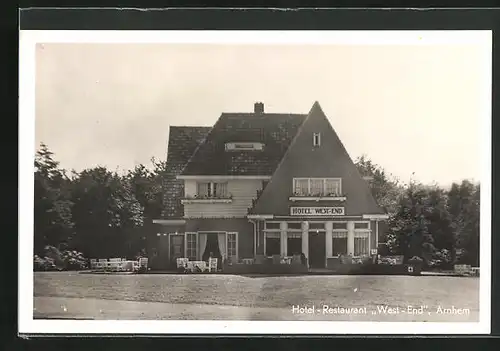 AK Arnhem, Totalansicht Hotel-Restaurant West-End