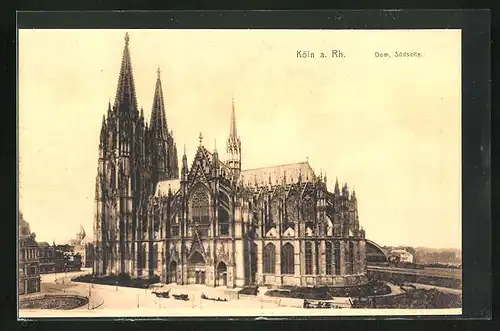 AK Köln a. Rh., Dom, Südseite
