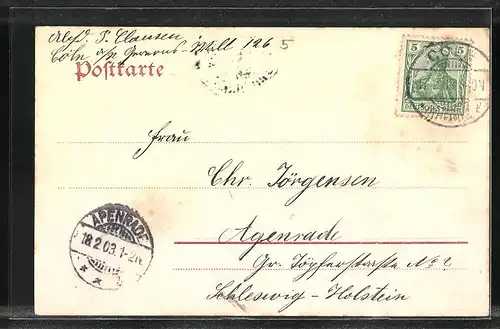 AK Köln, Dom, Südseite